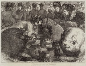 Uno Schizzo alla Mostra del Bestiame, Birmingham